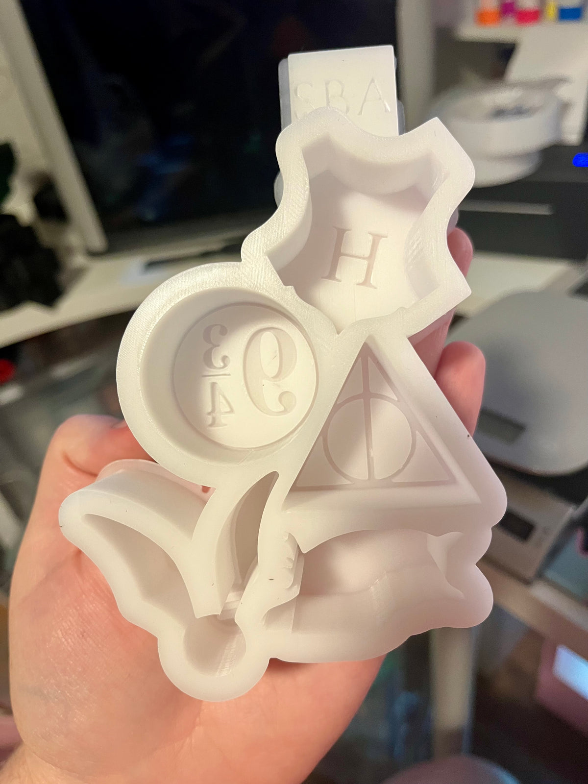HP Wizard Silicone Freshie Charm Mold