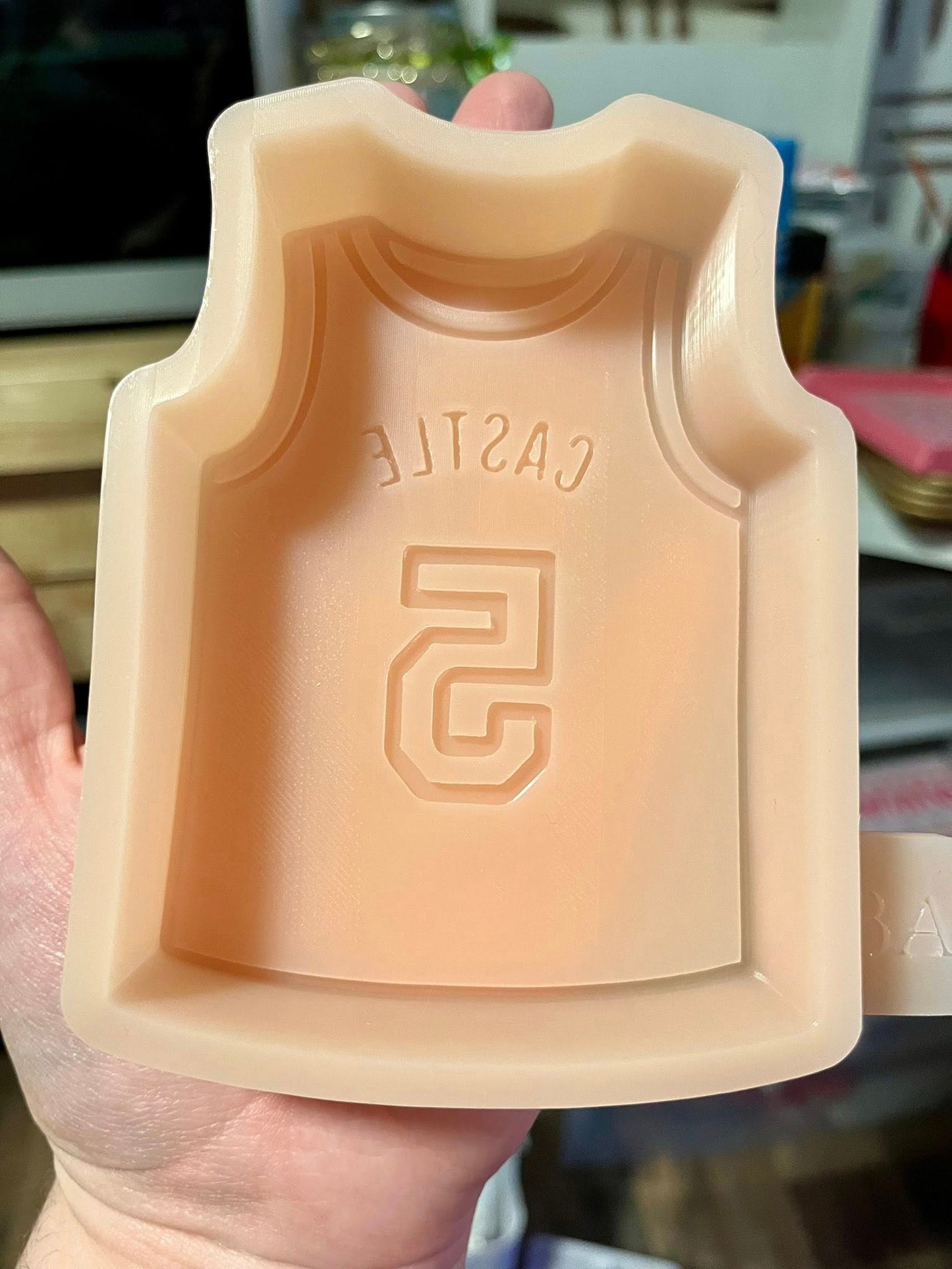 San Antonio Spurs Castle Jersey Silicone Freshie Mold