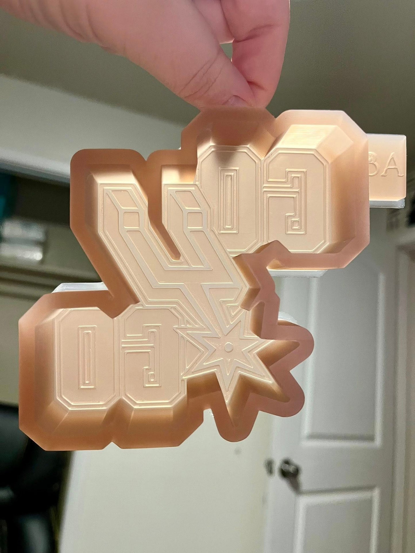 Go Spurs Go Silicone Freshie Mold