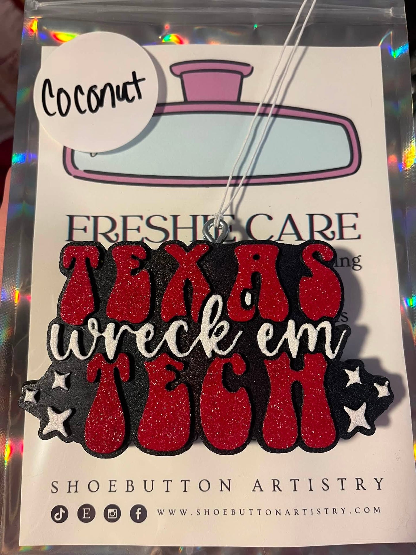 Wreck 'Em Texas Tech Silicone Freshie Mold