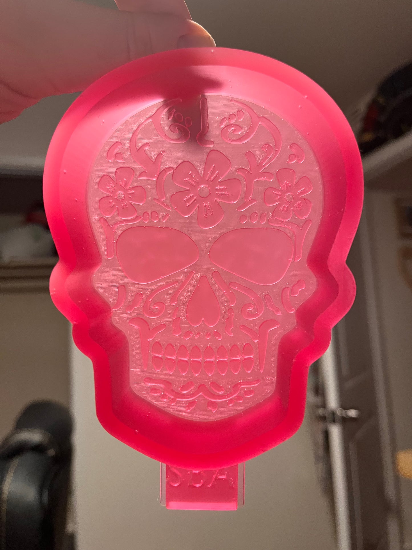 Day Of The Dead Sugar Skull Silicone Freshie Mold
