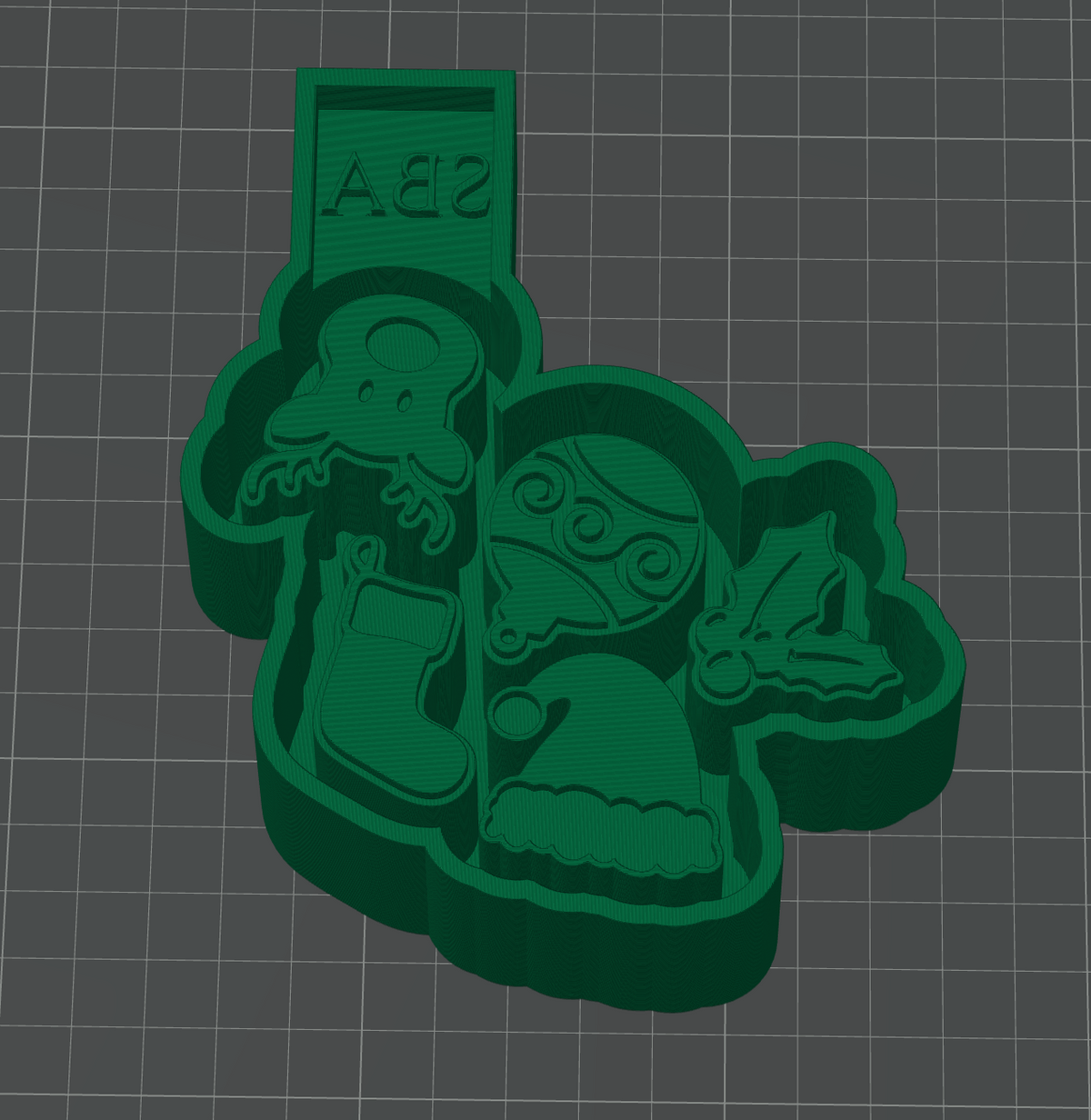 Christmas 2 Silicone Freshie Charm Mold