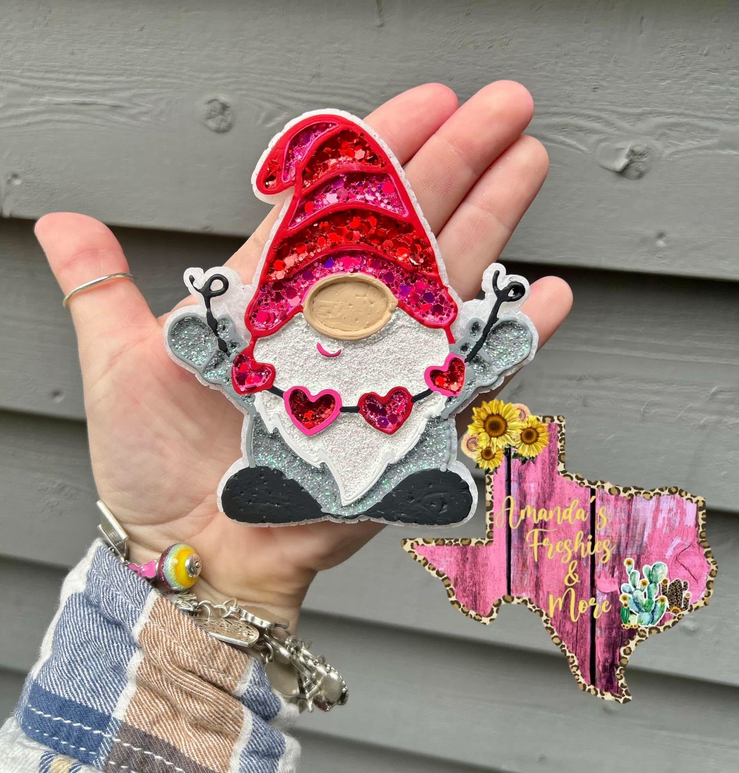 Valentine Gnome Silicone Freshie Mold
