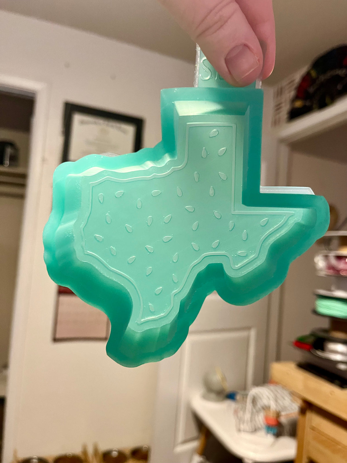 Watermelon Texas Silicone Freshie Mold