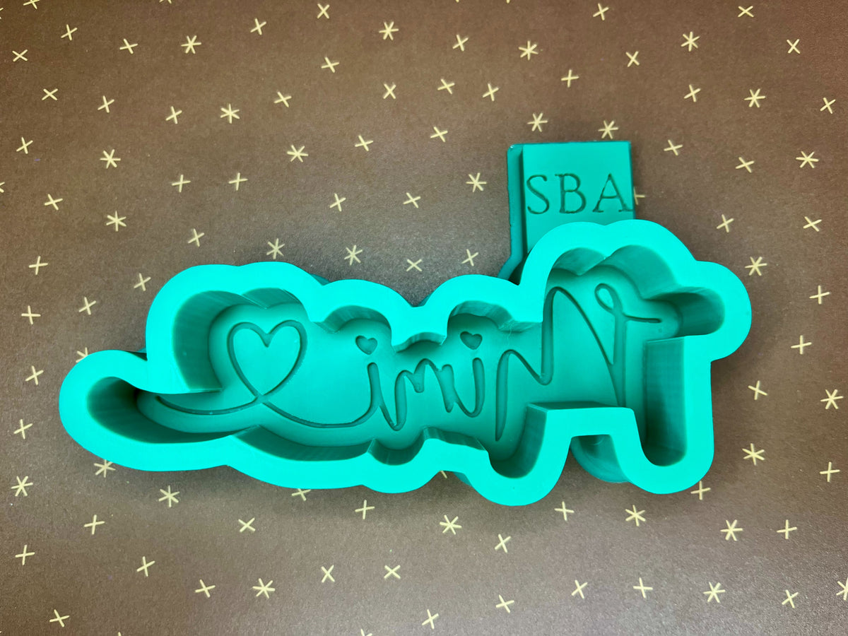Mimi With Heart Silicone Freshie Mold