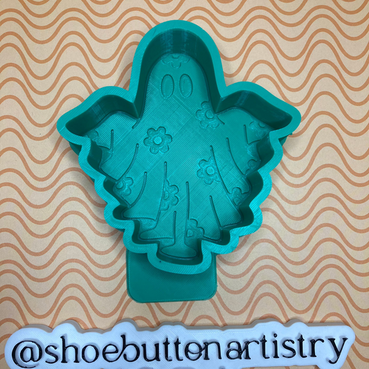 Flower Ghost Silicone Freshie Mold