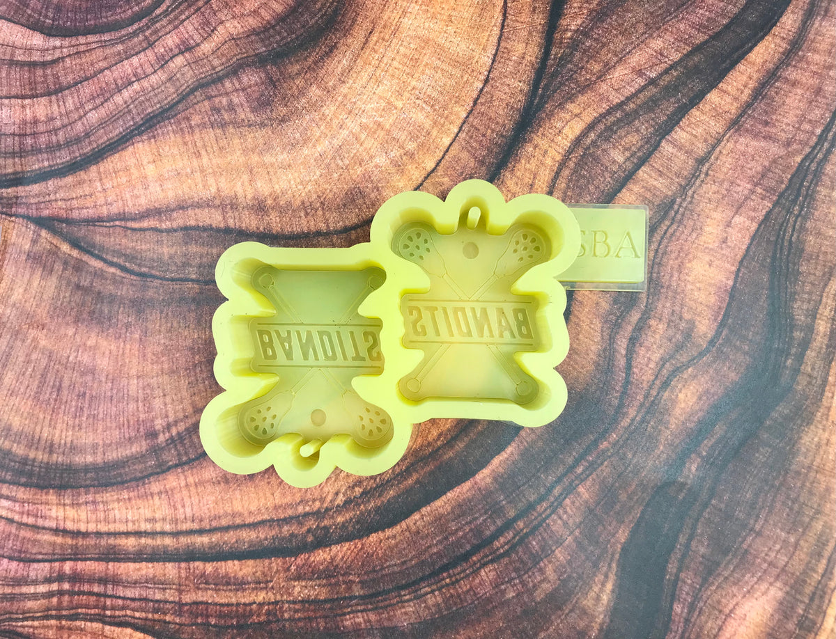 Buffalo Bandits Lacrosse DESTASH Vent Clips Freshie Mold (B-Grade)