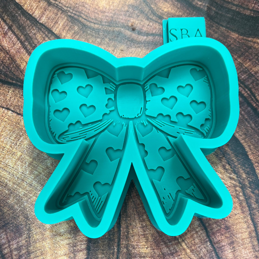 Bow with Hearts Freshie Mold