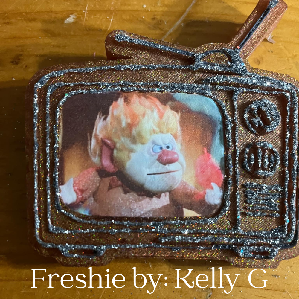 Retro TV Freshie Mold