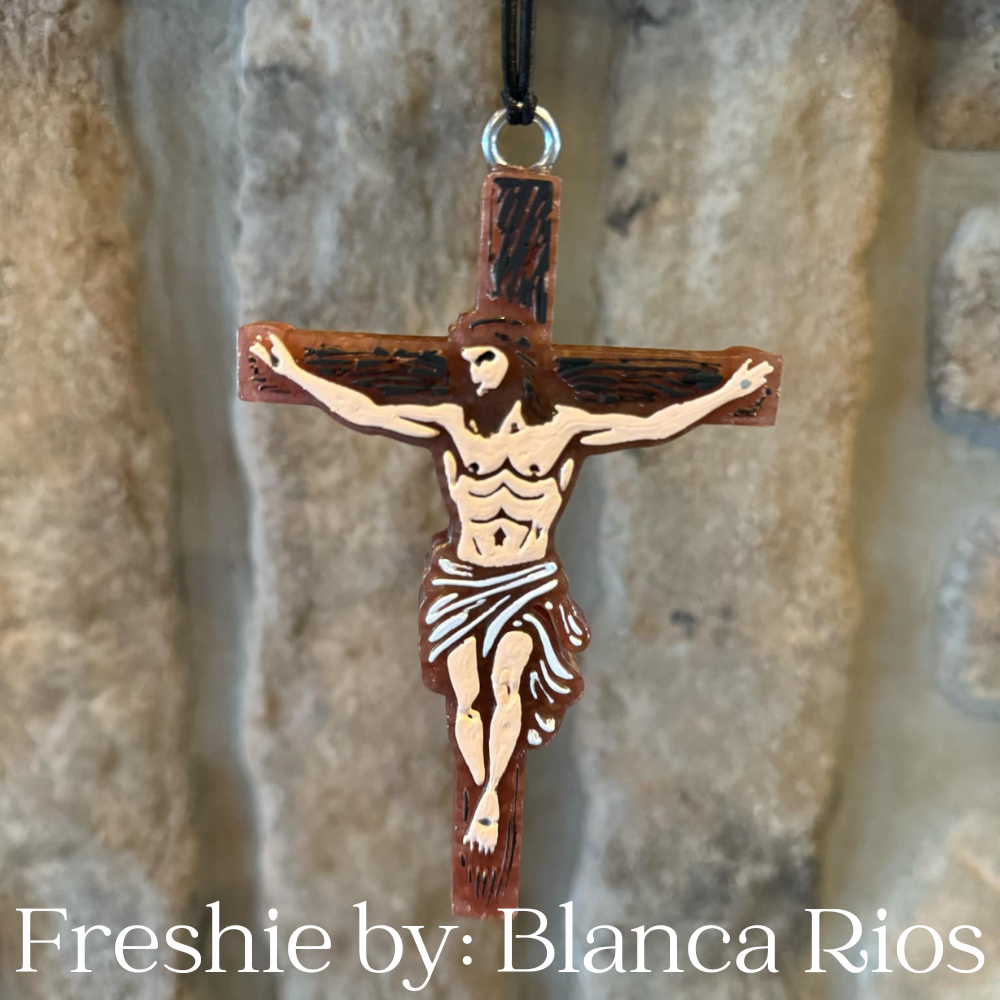 Crucifix Freshie Mold
