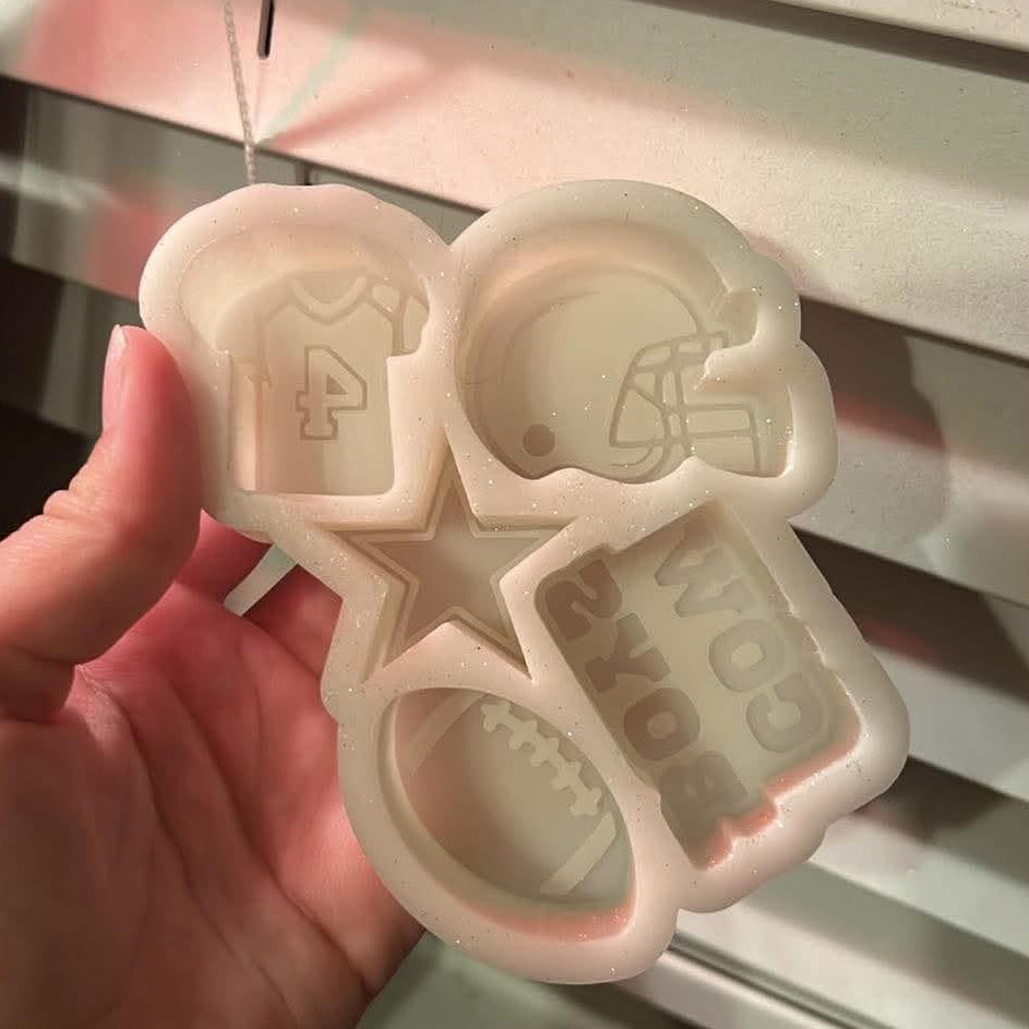 Dallas Cowboys Silicone Freshie Charm Mold