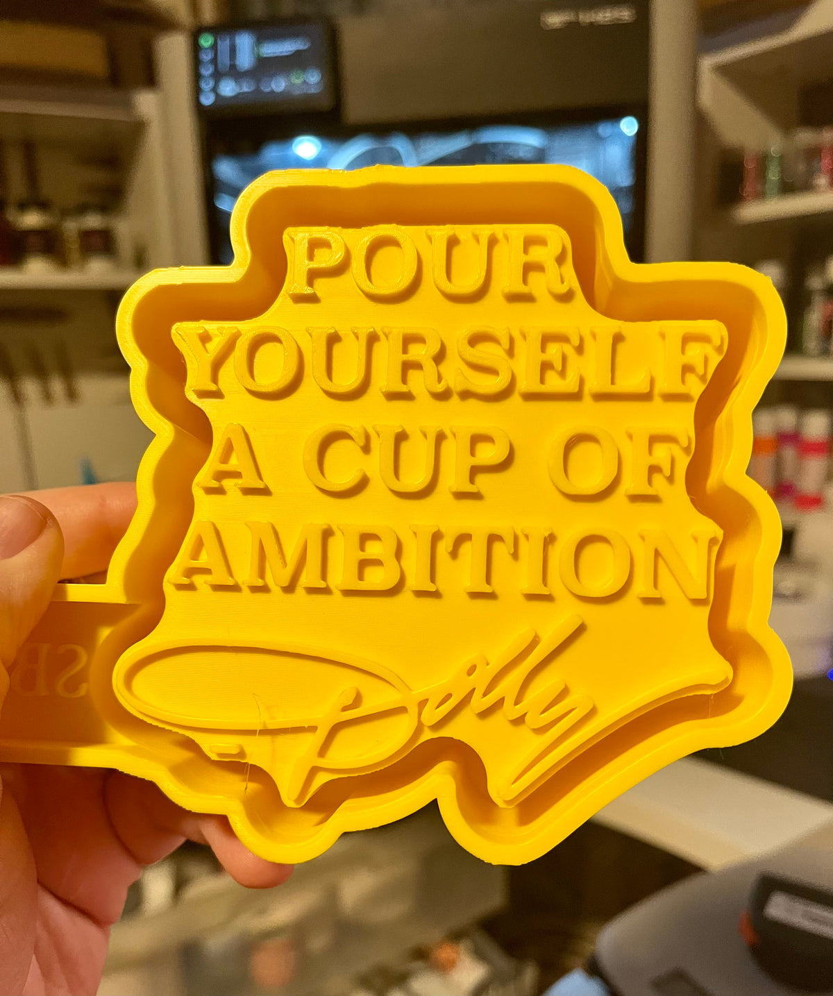 Cup of Ambition Dolly Parton Silicone Freshie Mold