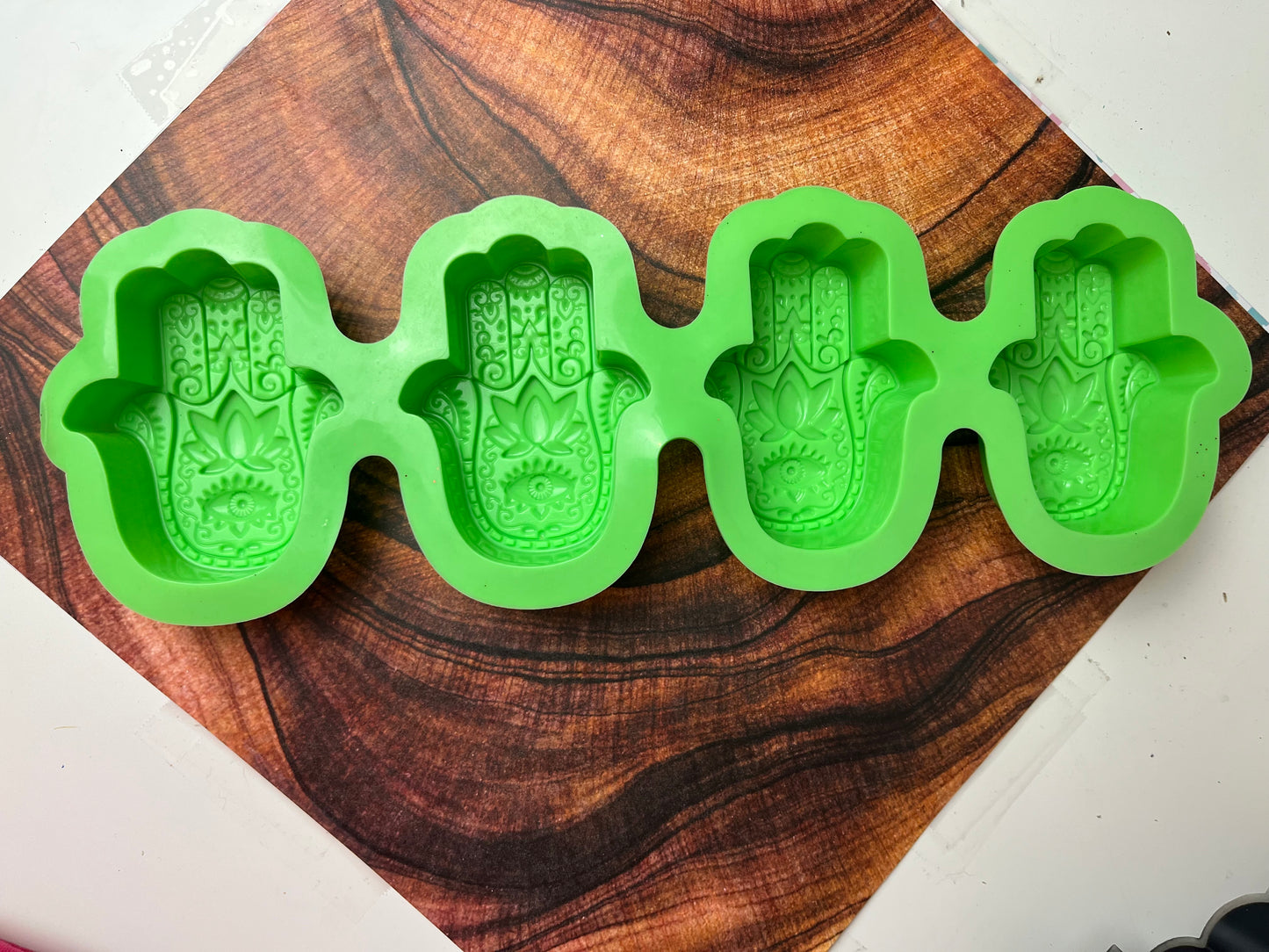Hamsa Hand 4-Cavity Freshie/Wax Mold (Non-SBA)