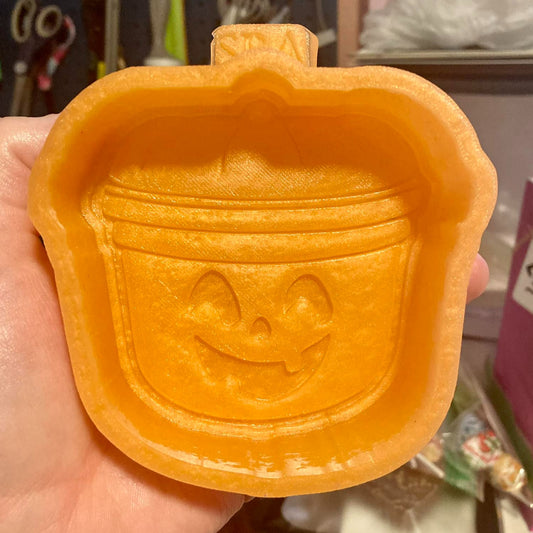 Pumpkin Bucket Silicone Freshie Mold