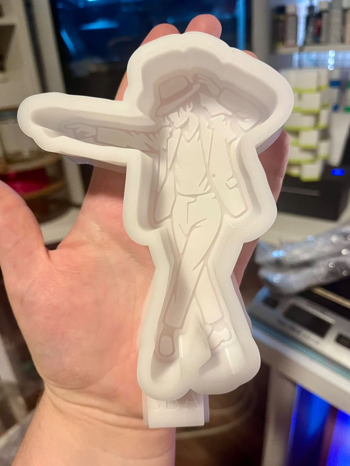 Michael Jackson Silicone Freshie Mold