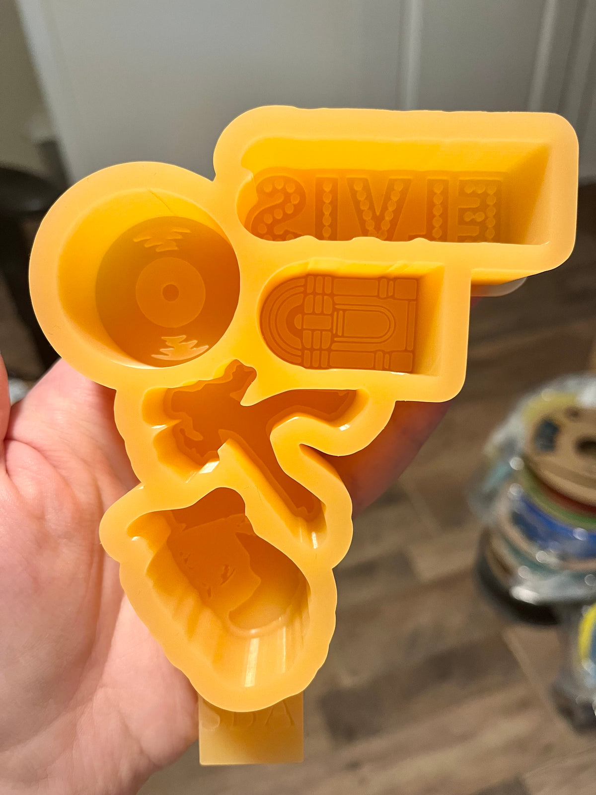 Elvis Presley Silicone Freshie Charm Mold