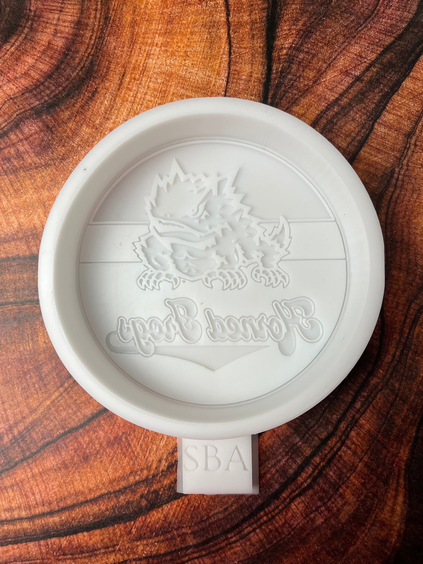 Horned Frogs Round Freshie Mold