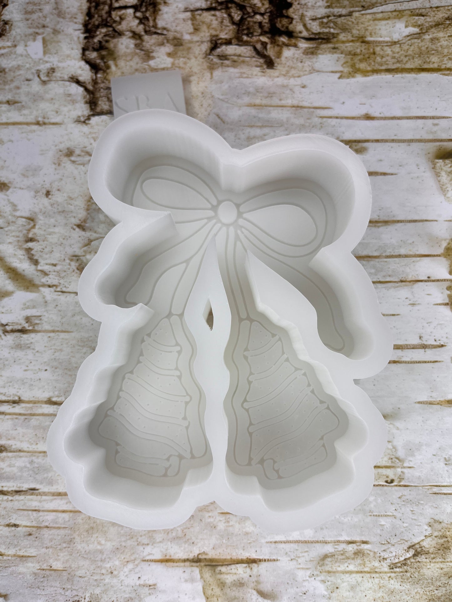 Christmas Tree Cake Cherries Silicone Freshie Mold