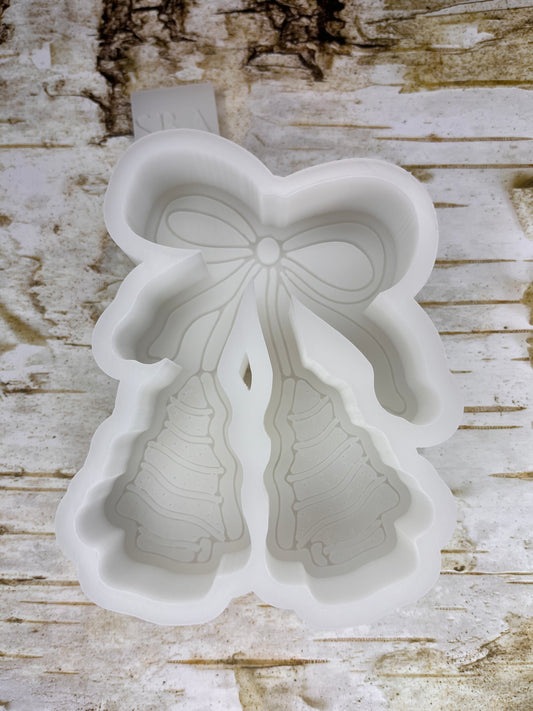 Christmas Tree Cake Cherries Silicone Freshie Mold