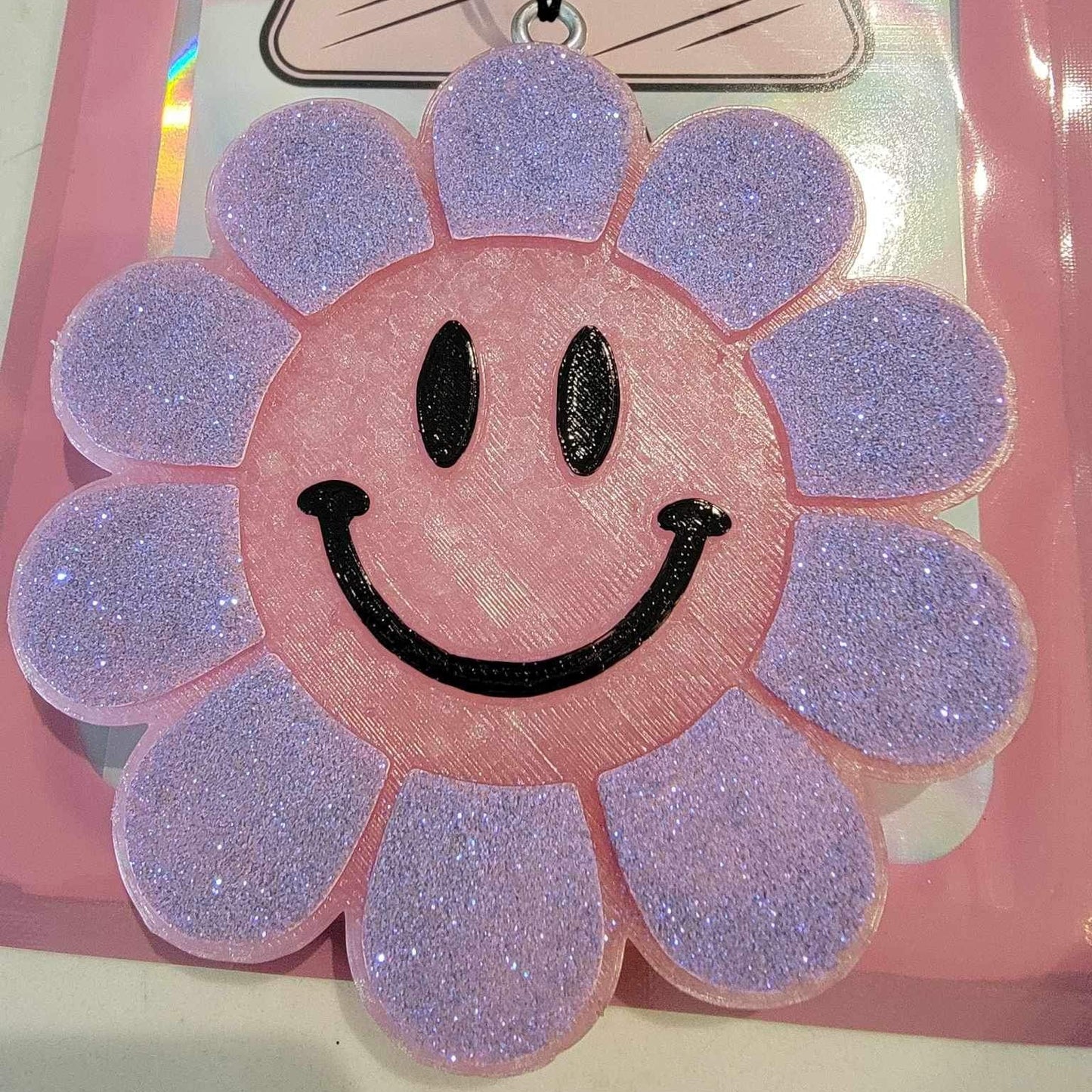 Smiley Face Flower Silicone Freshie Mold