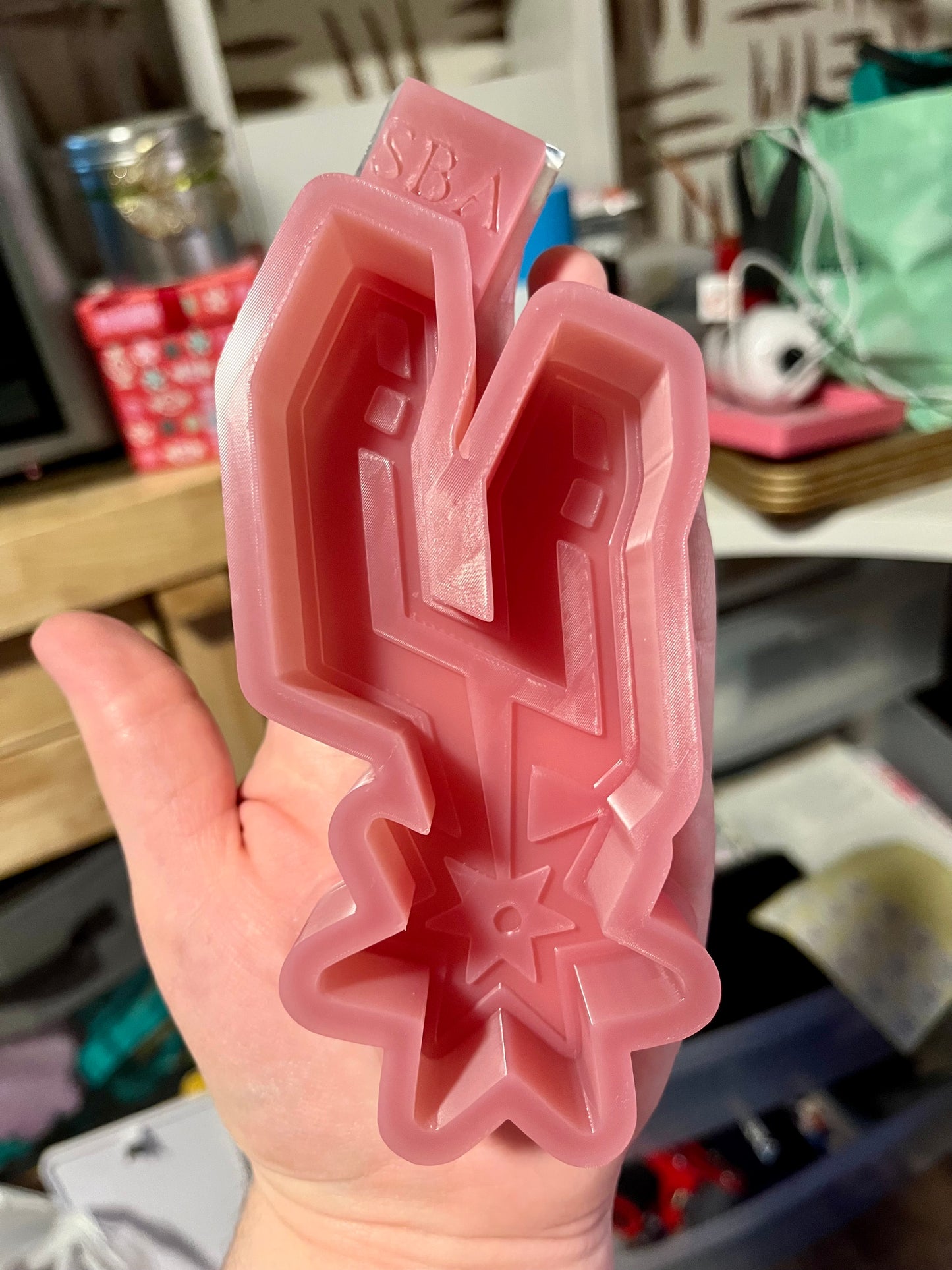 San Antonio Spurs Emblem Silicone Freshie Mold
