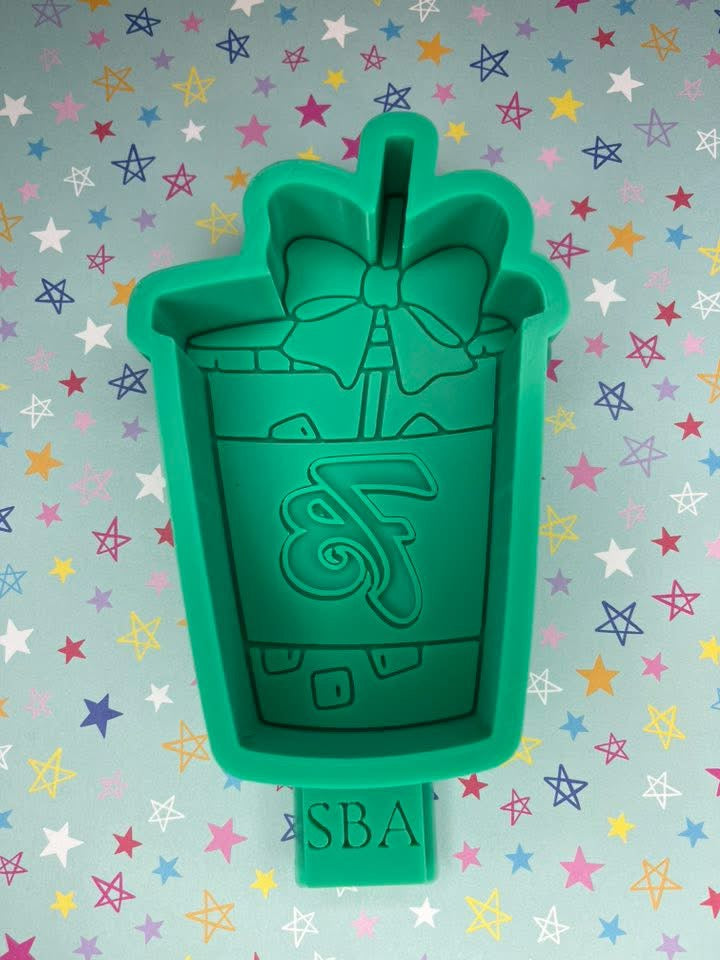 7 Brew Iced Coffee with Bow Silicone Freshie Mold