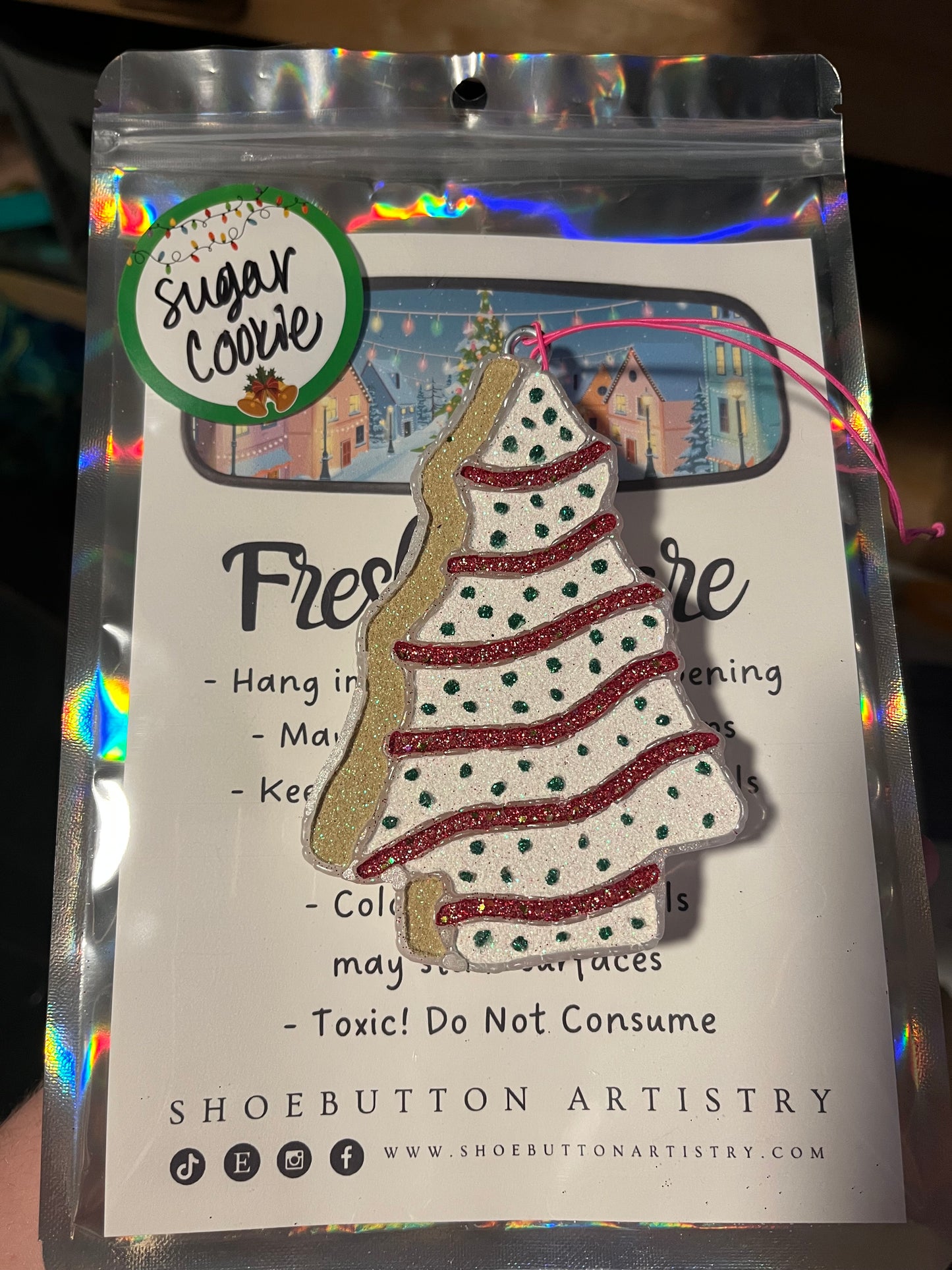 Christmas Tree Cake Silicone Freshie Mold