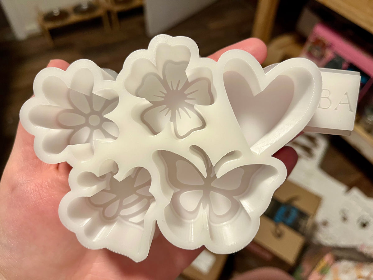 Girly Theme Silicone Freshie Charm Mold