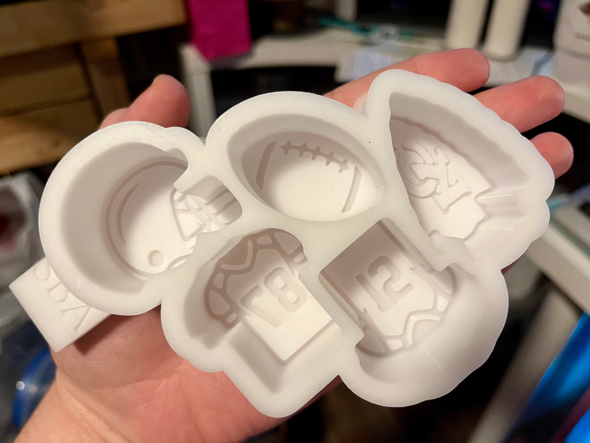 Kansas City Chiefs Silicone Freshie Charm Mold