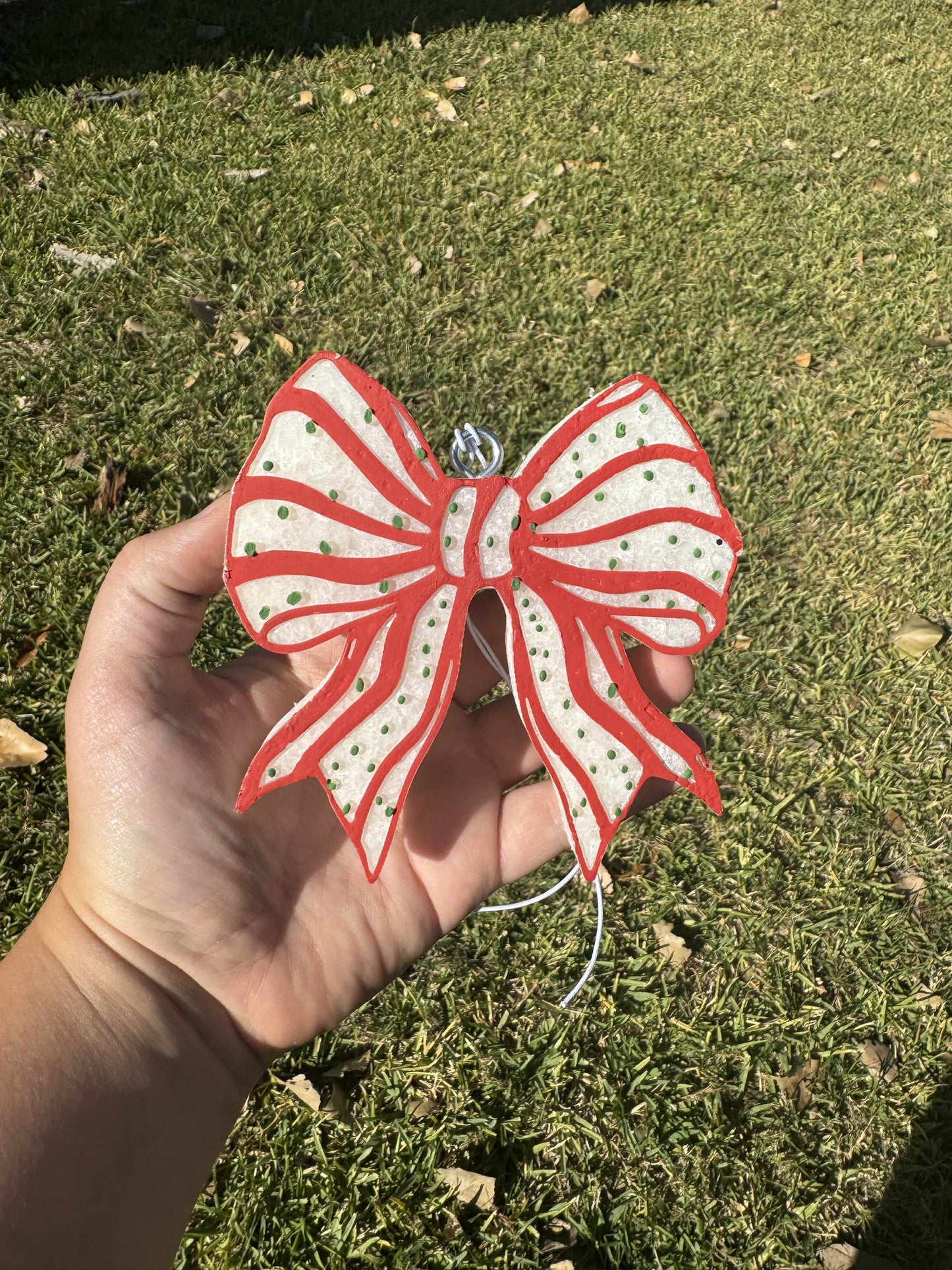 Christmas Tree Cake Bow Silicone Freshie Mold