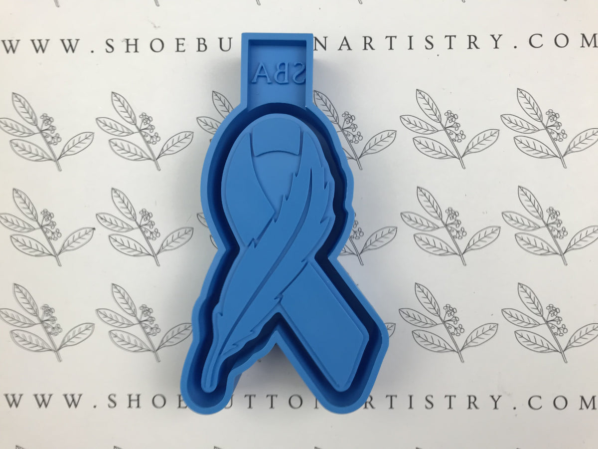 Suicide Awareness Ribbon 3D-Printed Freshie Housing
