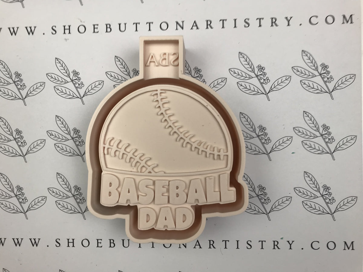 Baseball Dad With Baseball 3D-Printed Freshie Housing