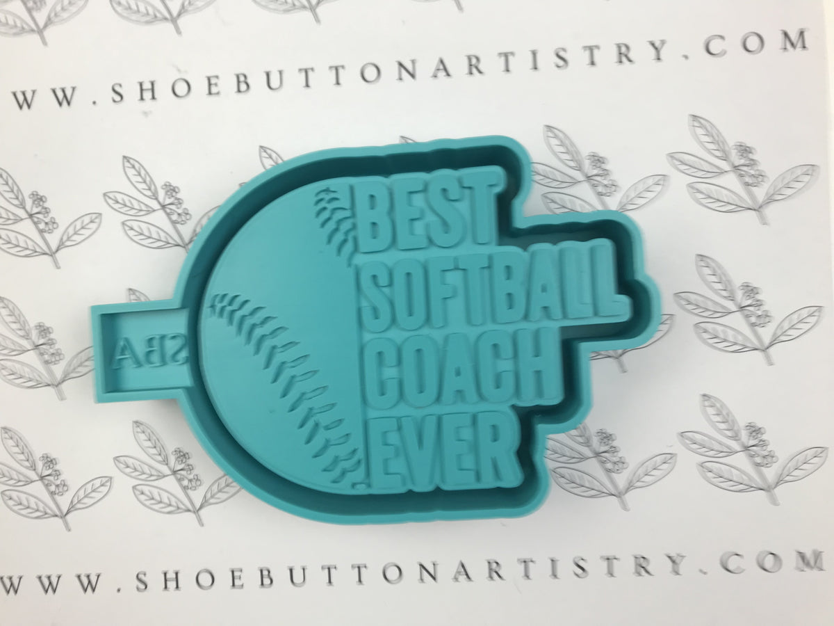 Best Softball Coach Ever 3D-Printed Freshie Housing