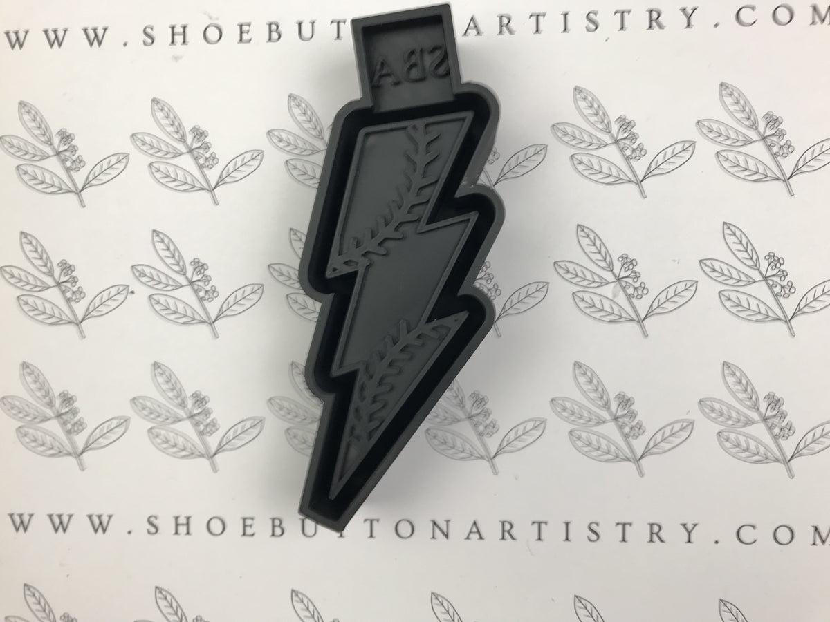 Baseball Lightning Bolt 3D-Printed Freshie Housing