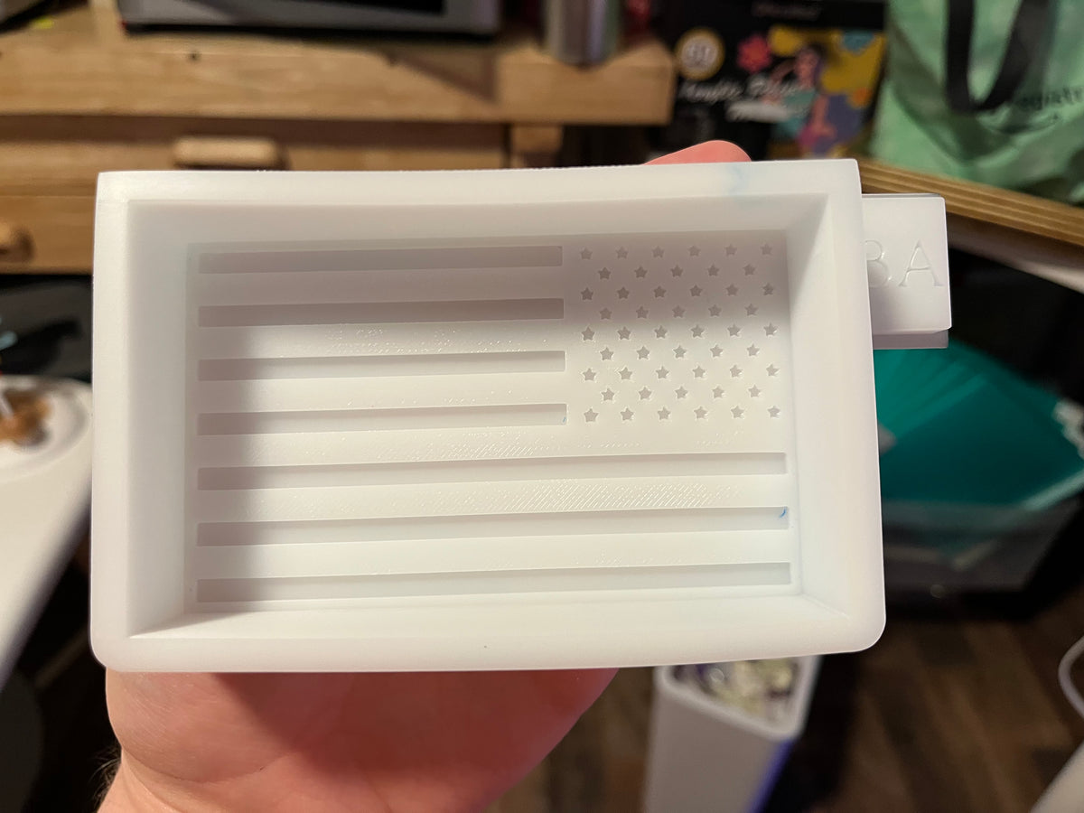 American Flag Silicone Freshie Mold