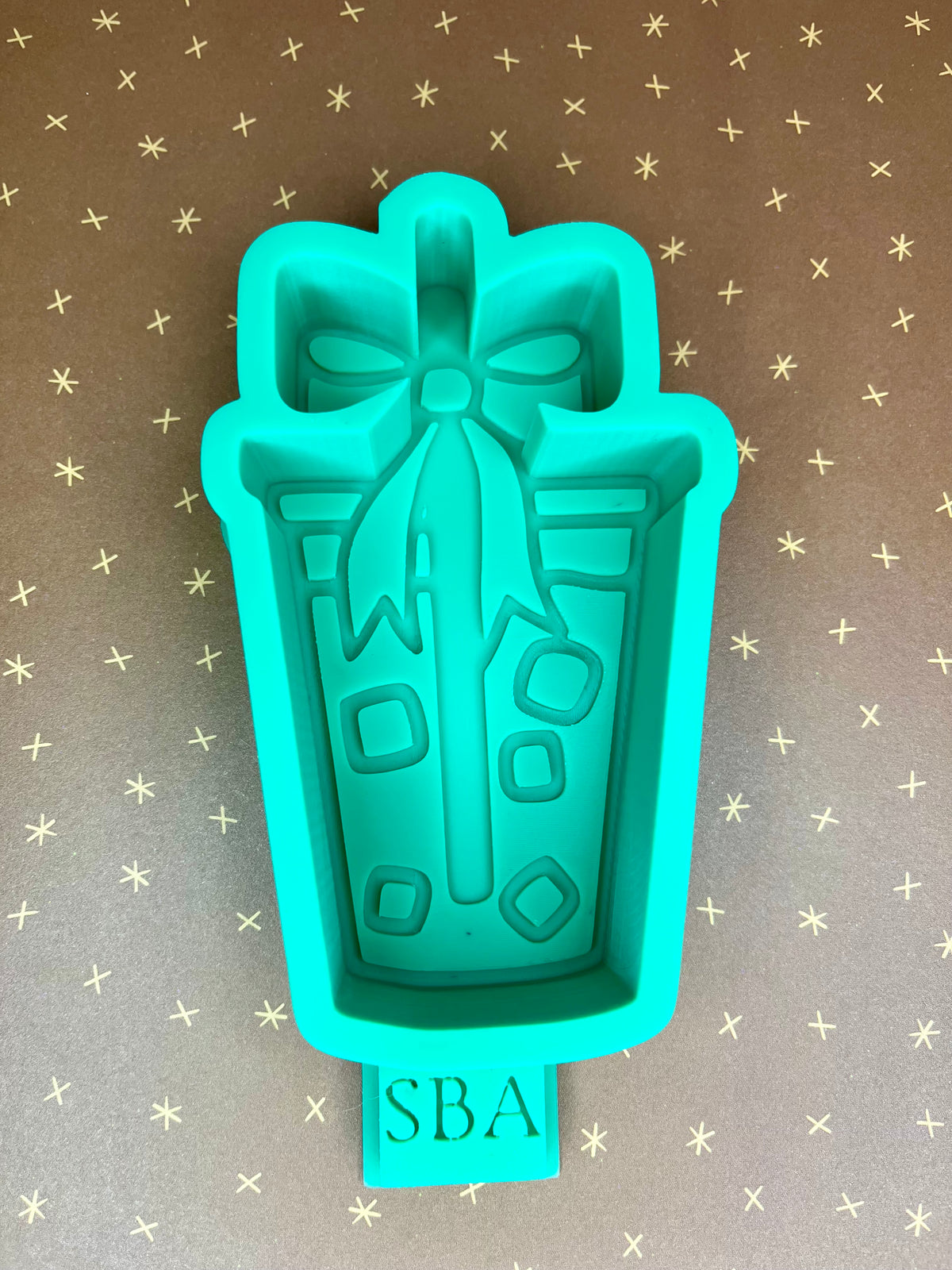Iced Coffee With Bow Silicone Freshie Mold