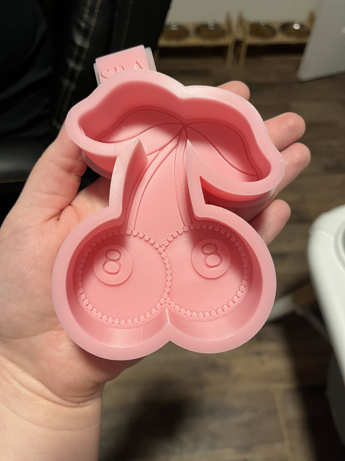 Western 8-ball Cherries Silicone Freshie Mold