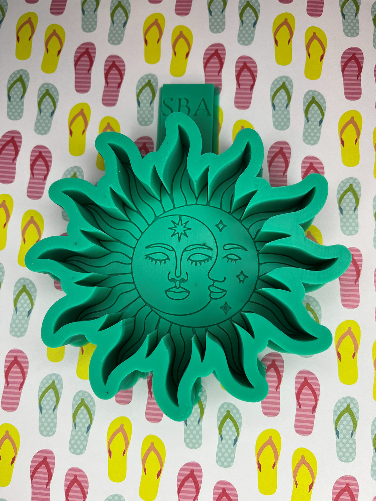 Boho Sun And Moon Silicone Freshie Mold