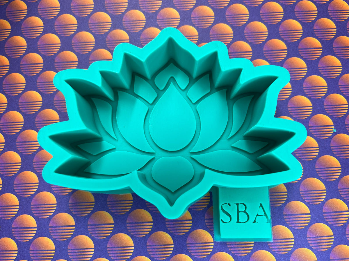 Lotus Flower Silicone Freshie Mold