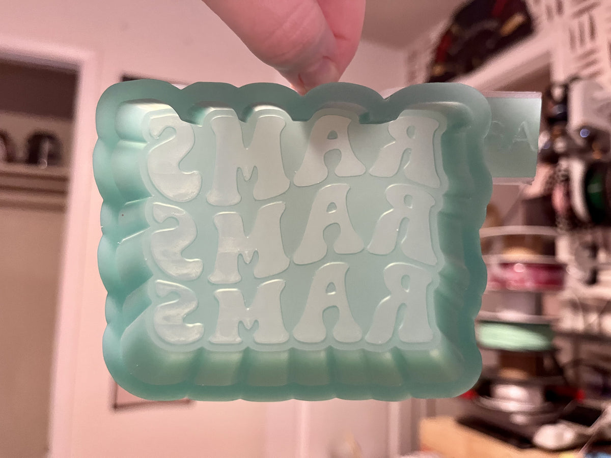 Rams Rams Rams Silicone Freshie Mold