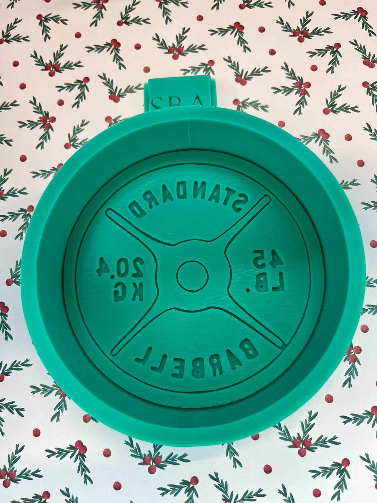 45lb Dumbbell Silicone Freshie Mold