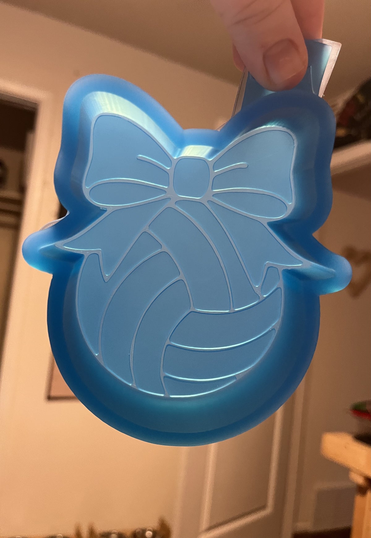 Volleyball With Bow Silicone Freshie Mold