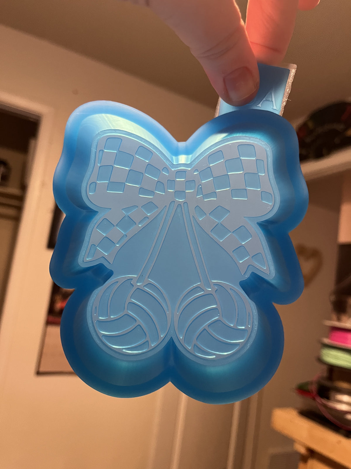 Volleyball Cherries With Bow Silicone Freshie Mold