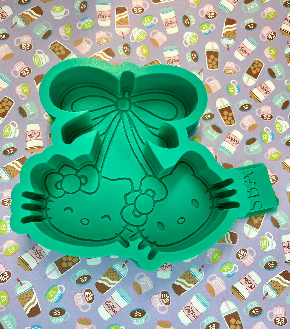 HK Cherries with Bow Silicone Freshie Mold