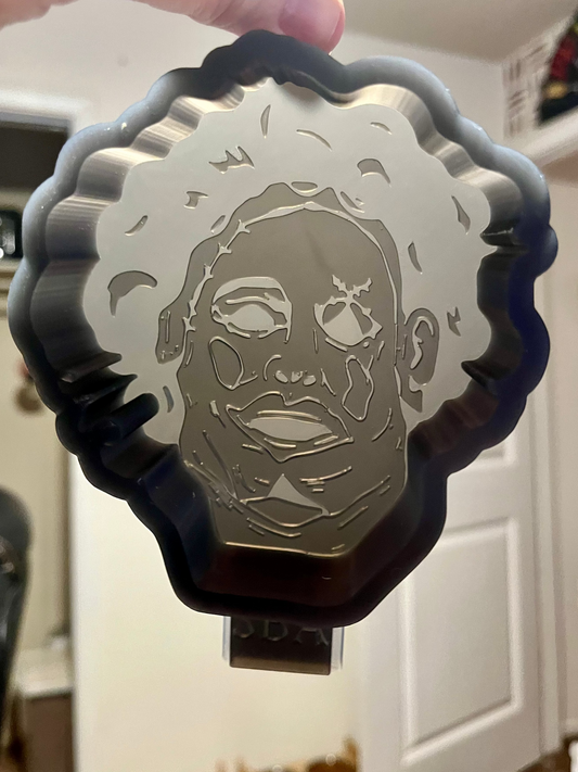Leather Face Pretty Woman Silicone Freshie Mold
