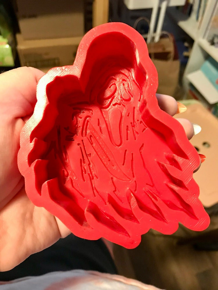 Ghost Face Slasher Silicone Freshie Mold