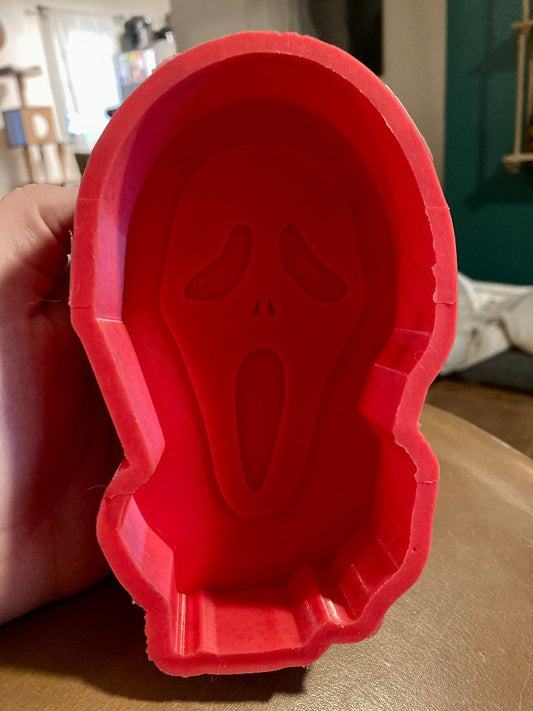 Ghost Face Silicone Freshie Mold