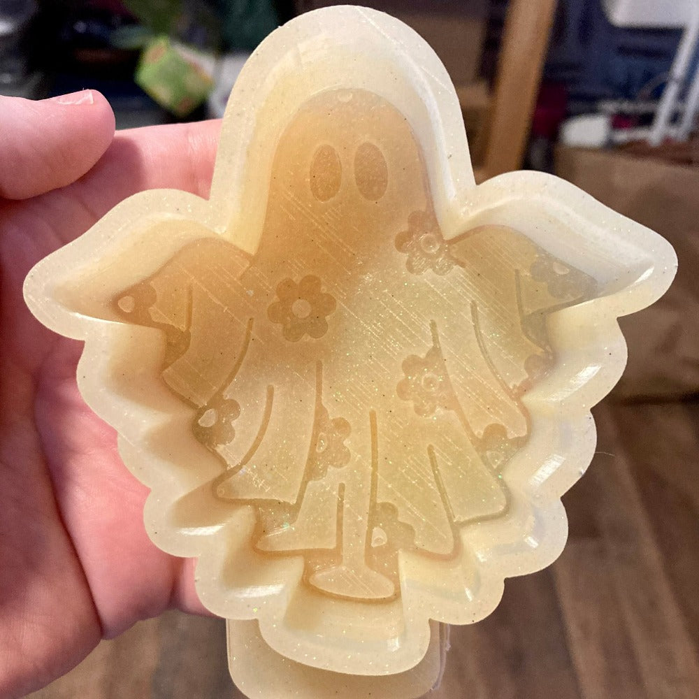 Flower Ghost Silicone Freshie Mold