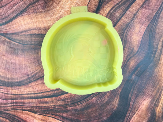 Spartans Checkered with Star Eyes Freshie Mold (B-Grade)