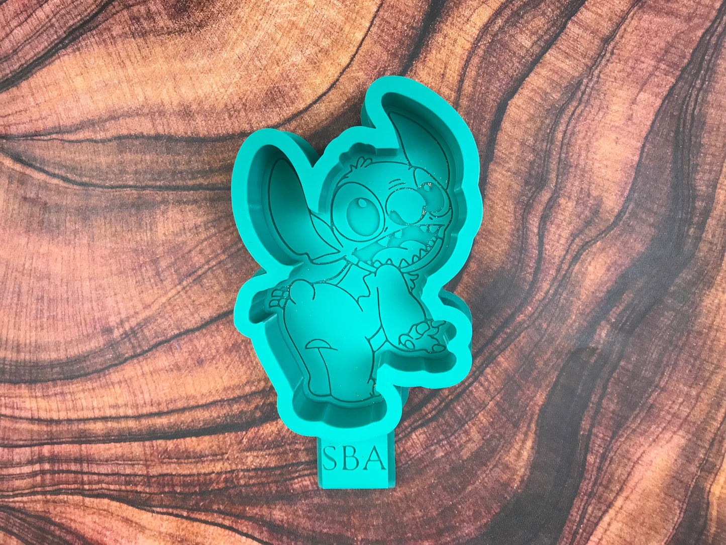 Blue Alien Booty Freshie Mold